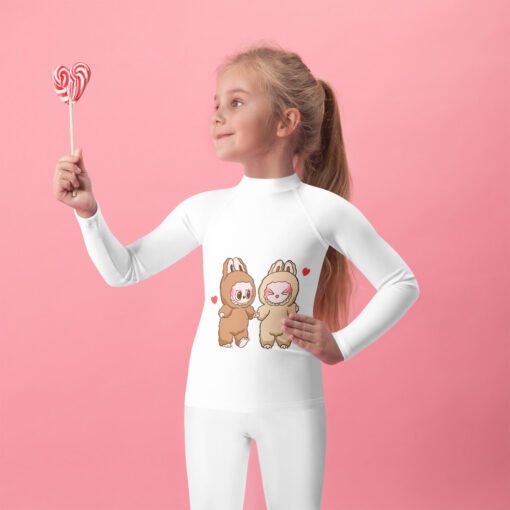 POP MART Labubu Printing Kids Rash Guard P3-37