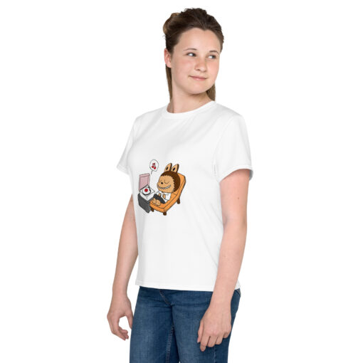 POP MART Labubu Printing Youth crew neck t-shirt P1-69 - Image 3