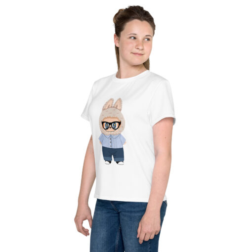 POP MART Labubu Printing Youth crew neck t-shirt P3-87 - Image 3