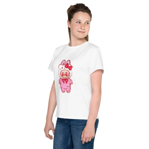 POP MART Labubu Printing Youth crew neck t-shirt P3-33 - Image 3