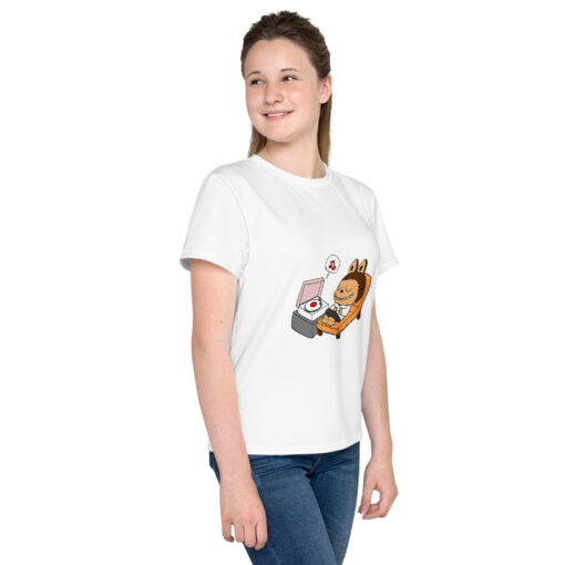POP MART Labubu Printing Youth crew neck t-shirt P1-69 - Image 4