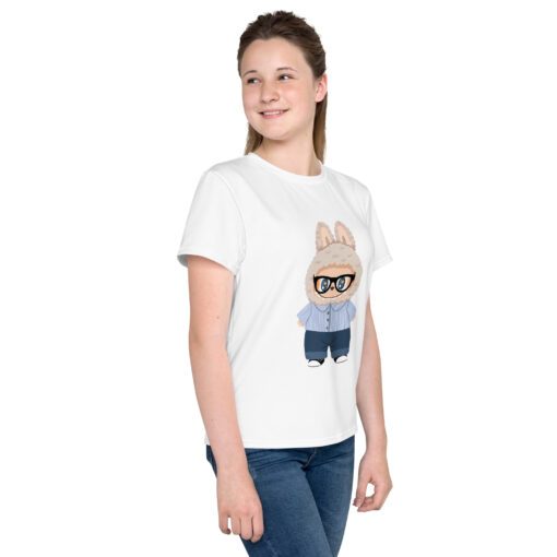 POP MART Labubu Printing Youth crew neck t-shirt P3-87 - Image 4