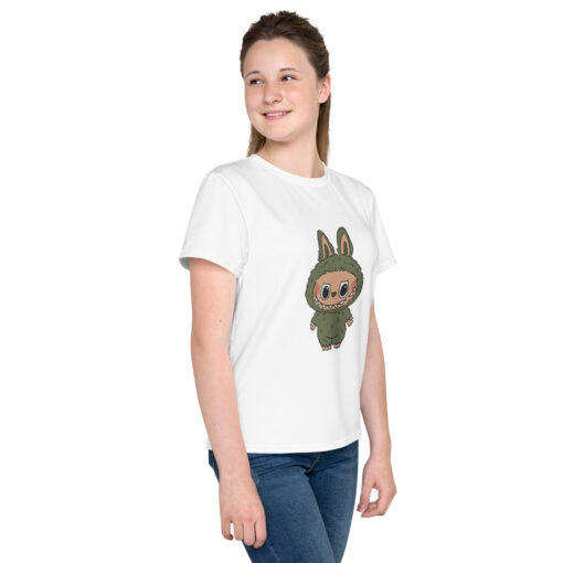 POP MART Labubu Printing Youth crew neck t-shirt P3-137 - Image 4