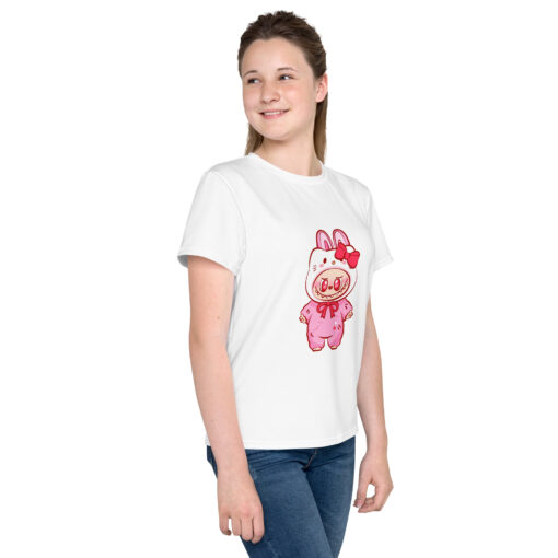 POP MART Labubu Printing Youth crew neck t-shirt P3-33 - Image 4
