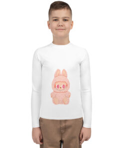 POP MART Labubu Printing Youth Rash Guard P3-89