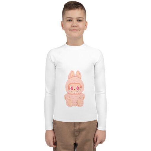 POP MART Labubu Printing Youth Rash Guard P3-89