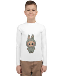 POP MART Labubu Printing Youth Rash Guard P3-138