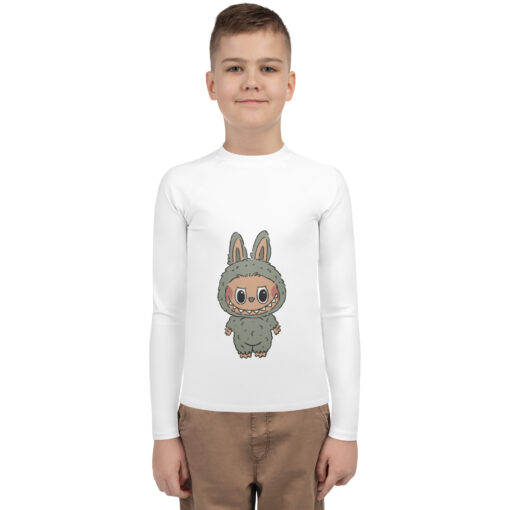POP MART Labubu Printing Youth Rash Guard P3-138