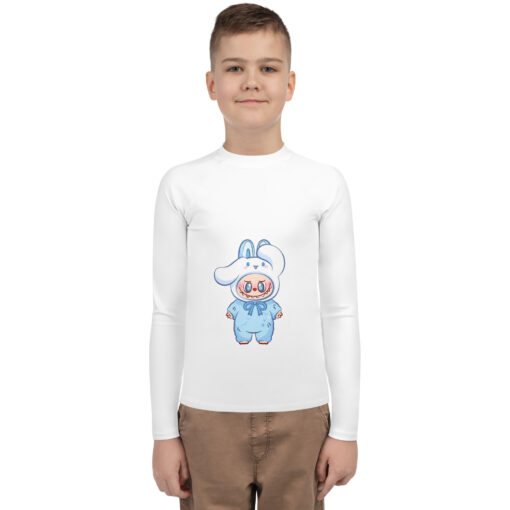 POP MART Labubu Printing Youth Rash Guard P3-34