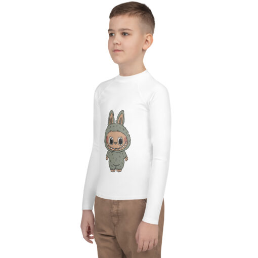 POP MART Labubu Printing Youth Rash Guard P3-138 - Image 3