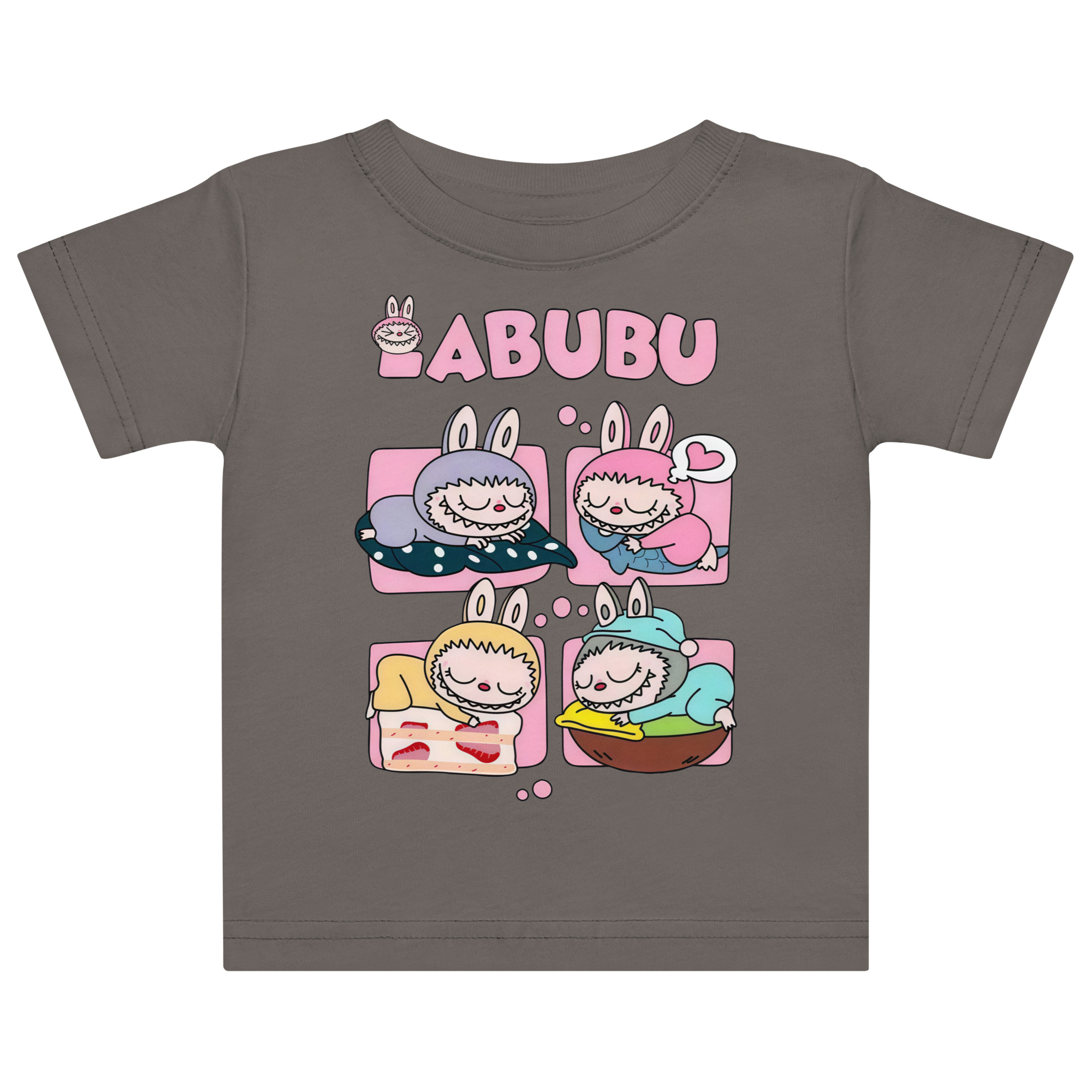 POP MART Labubu Printing Baby jersey t-shirt P1-172 - Image 5