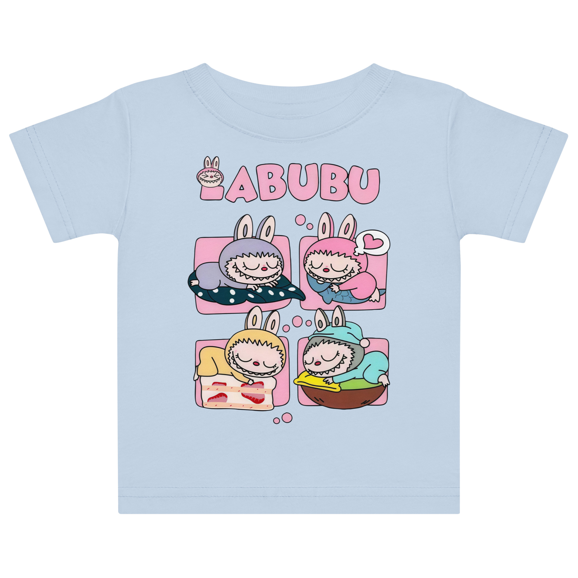 POP MART Labubu Printing Baby jersey t-shirt P1-172 - Image 9