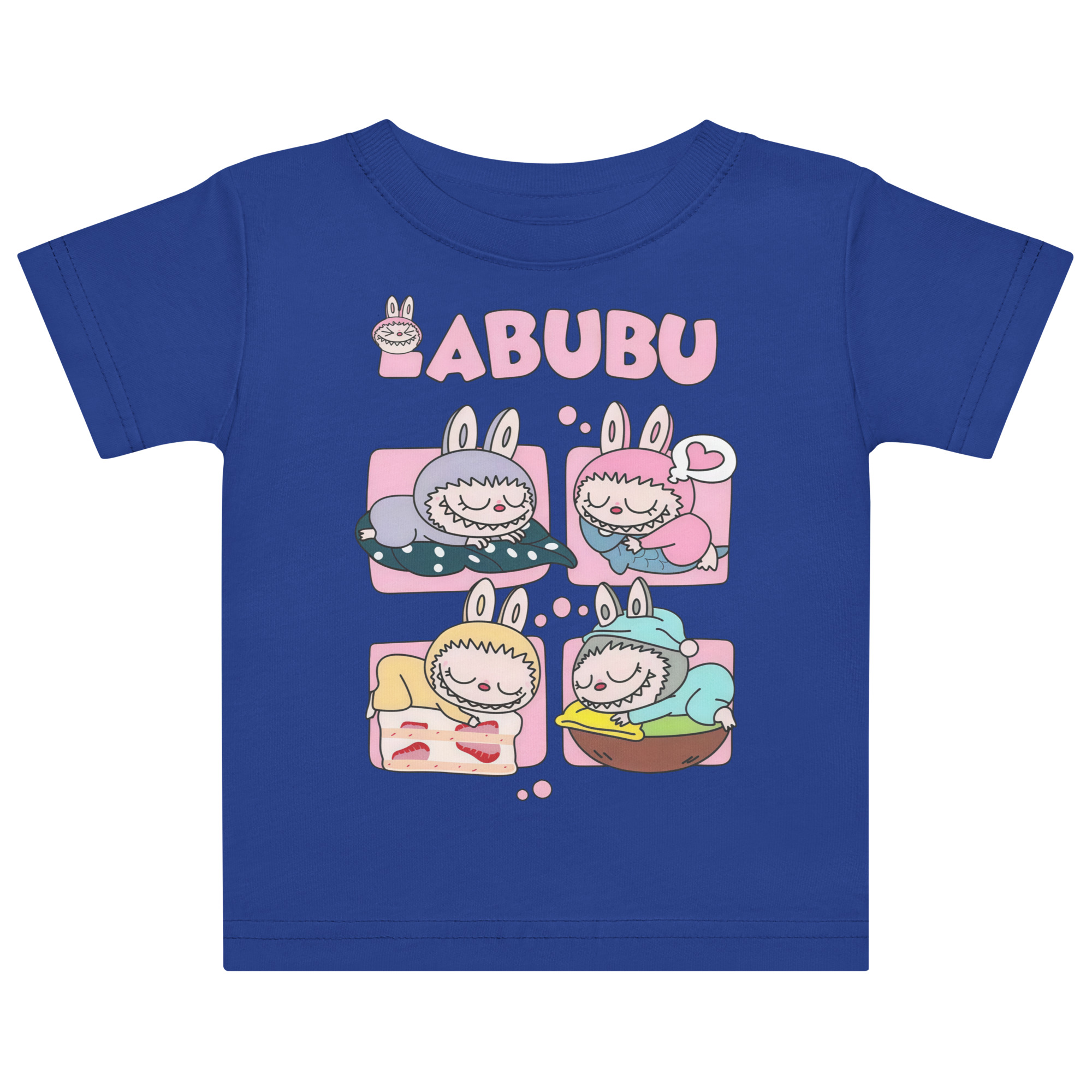POP MART Labubu Printing Baby jersey t-shirt P1-172 - Image 3