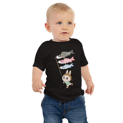 POP MART Labubu Printing Baby Jersey Short Sleeve Tee P1-161 - Image 2