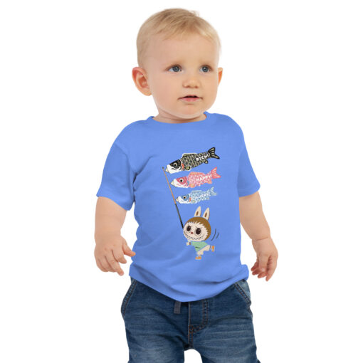 POP MART Labubu Printing Baby Jersey Short Sleeve Tee P1-161