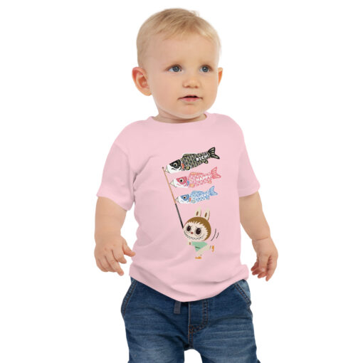 POP MART Labubu Printing Baby Jersey Short Sleeve Tee P1-161 - Image 3