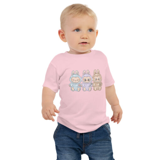 POP MART Labubu Printing Baby Jersey Short Sleeve Tee P3-85 - Image 3
