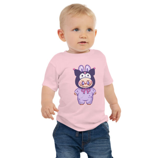 POP MART Labubu Printing Baby Jersey Short Sleeve Tee P3-32 - Image 3
