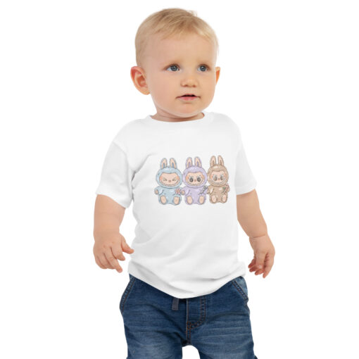 POP MART Labubu Printing Baby Jersey Short Sleeve Tee P3-85 - Image 4