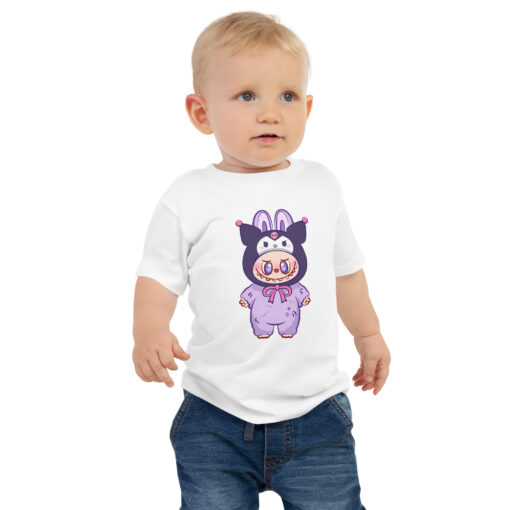 POP MART Labubu Printing Baby Jersey Short Sleeve Tee P3-32 - Image 4