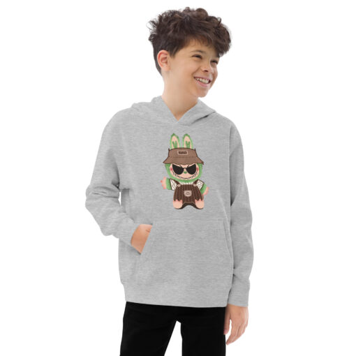 POP MART Labubu Printing Kids fleece hoodie P3-113 - Image 8