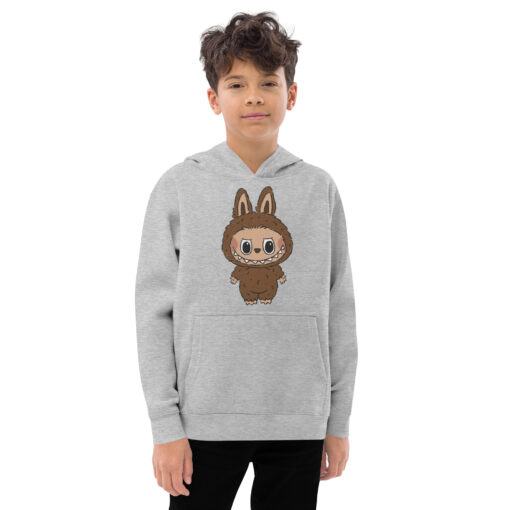 POP MART Labubu Printing Kids fleece hoodie P3-140 - Image 7