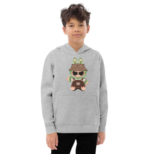 POP MART Labubu Printing Kids fleece hoodie P3-113 - Image 7