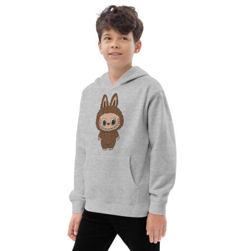 POP MART Labubu Printing Kids fleece hoodie P3-140 - Image 9