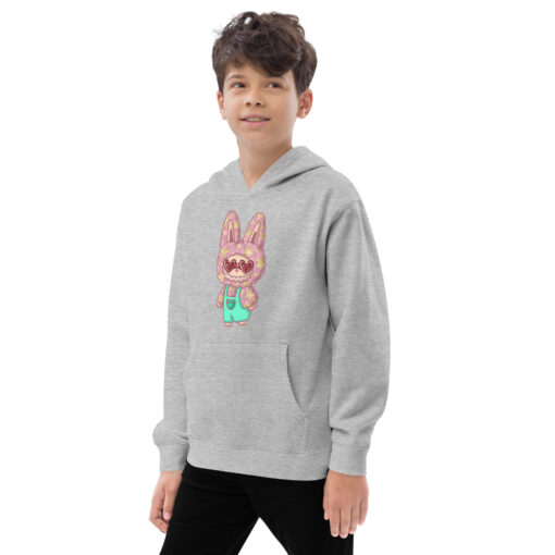 POP MART Labubu Printing Kids fleece hoodie P3-103 - Image 9