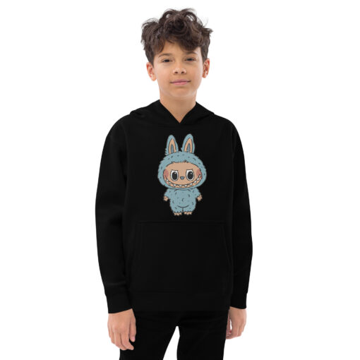 POP MART Labubu Printing Kids fleece hoodie P3-142 - Image 2