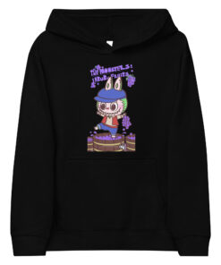 POP MART Labubu Printing Kids fleece hoodie P1-90