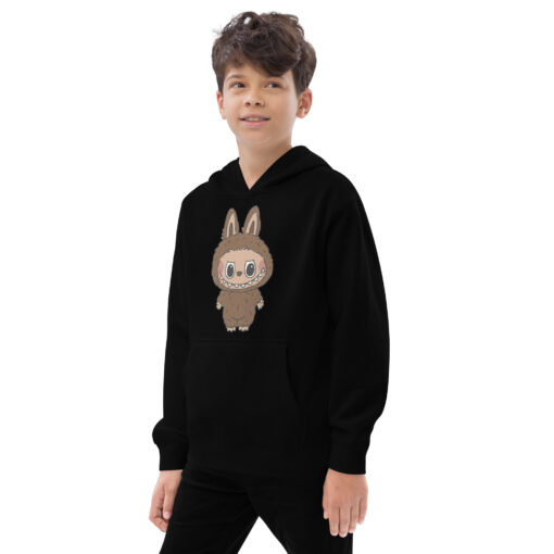 POP MART Labubu Printing Kids fleece hoodie P3-140 - Image 3