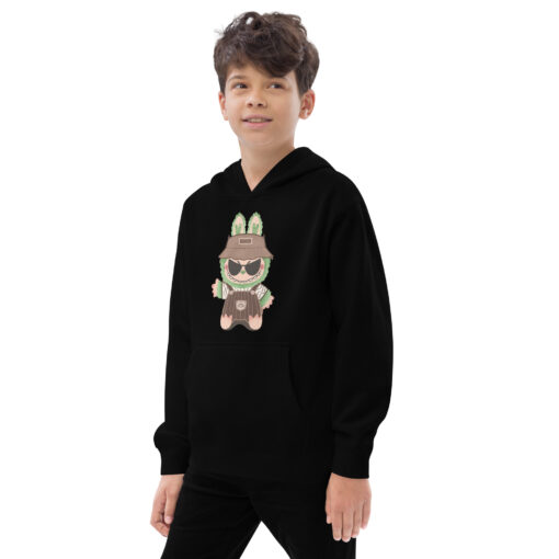 POP MART Labubu Printing Kids fleece hoodie P3-113 - Image 3
