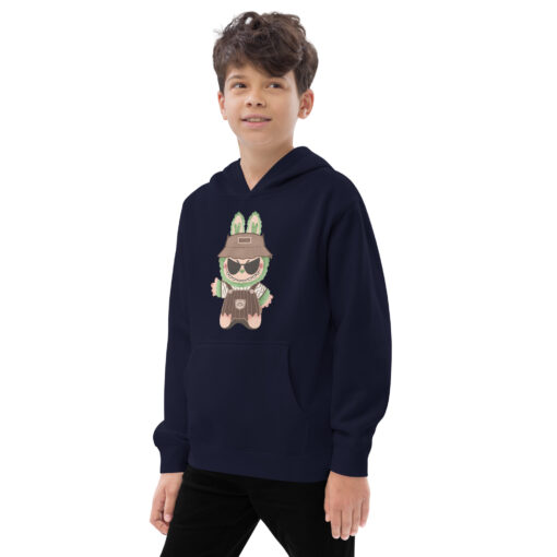POP MART Labubu Printing Kids fleece hoodie P3-113 - Image 6