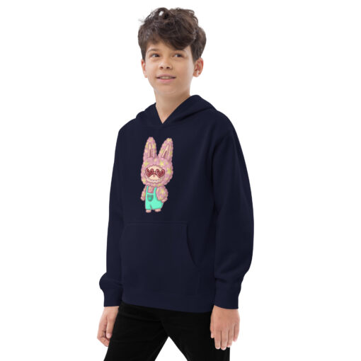 POP MART Labubu Printing Kids fleece hoodie P3-103 - Image 6