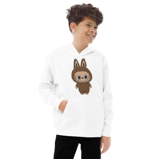 POP MART Labubu Printing Kids fleece hoodie P3-140 - Image 11