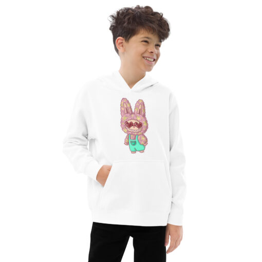 POP MART Labubu Printing Kids fleece hoodie P3-103 - Image 11