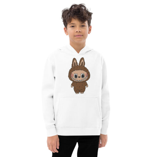 POP MART Labubu Printing Kids fleece hoodie P3-140 - Image 10