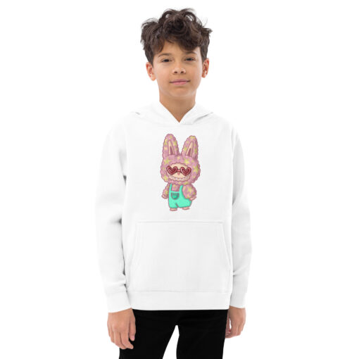 POP MART Labubu Printing Kids fleece hoodie P3-103 - Image 10