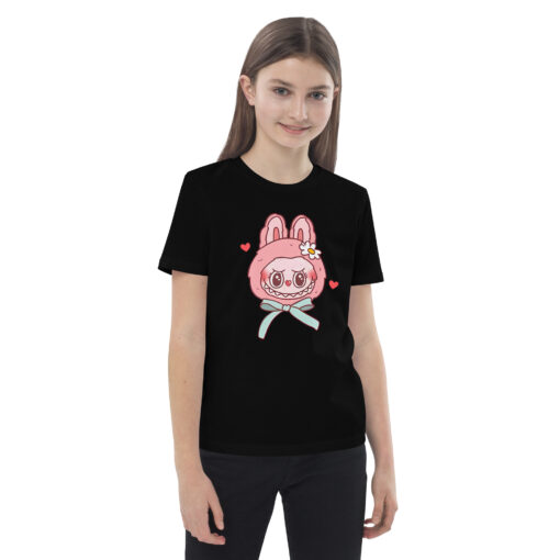 POP MART Labubu Printing Organic cotton kids t-shirt P3-39 - Image 3