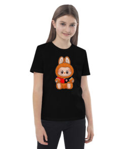 POP MART Labubu Printing Organic cotton kids t-shirt P3-131