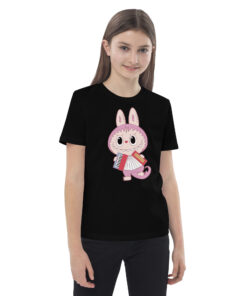 POP MART Labubu Printing Organic cotton kids t-shirt P1-163