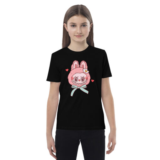 POP MART Labubu Printing Organic cotton kids t-shirt P3-39 - Image 2