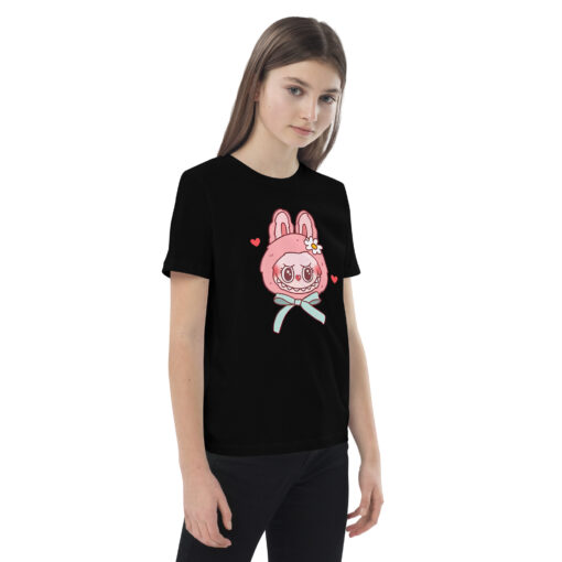 POP MART Labubu Printing Organic cotton kids t-shirt P3-39 - Image 4