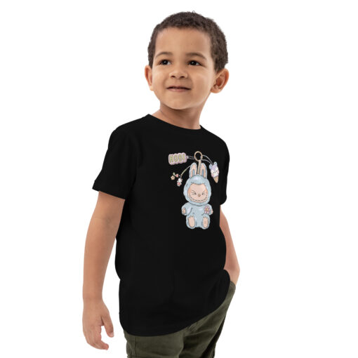 POP MART Labubu Printing Organic cotton kids t-shirt P3-81 - Image 3