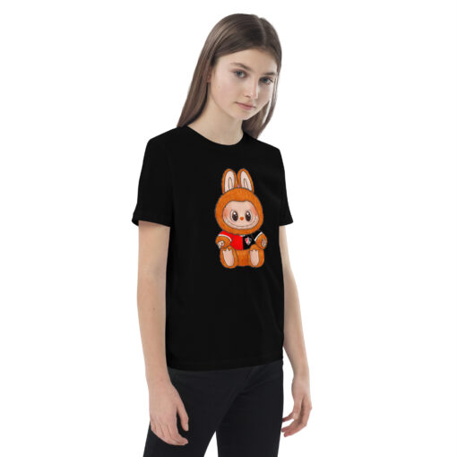 POP MART Labubu Printing Organic cotton kids t-shirt P3-131 - Image 3