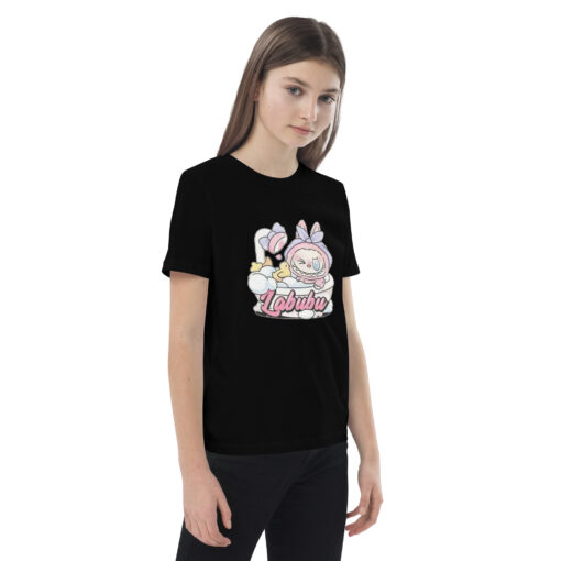 POP MART Labubu Printing Organic cotton kids t-shirt P1-26 - Image 3