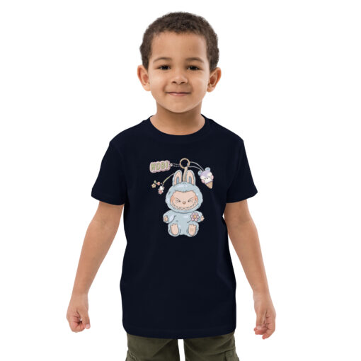 POP MART Labubu Printing Organic cotton kids t-shirt P3-81 - Image 4