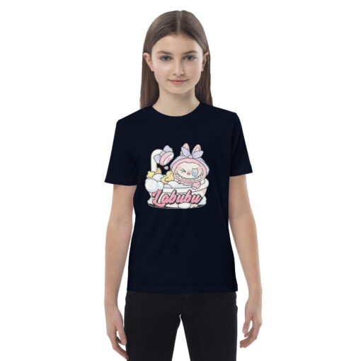 POP MART Labubu Printing Organic cotton kids t-shirt P1-26 - Image 5