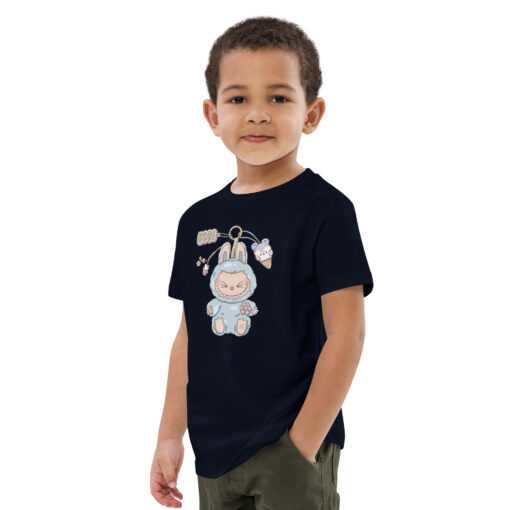 POP MART Labubu Printing Organic cotton kids t-shirt P3-81 - Image 6